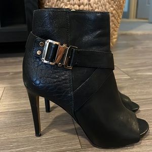 Vince Camuto black stiletto booties